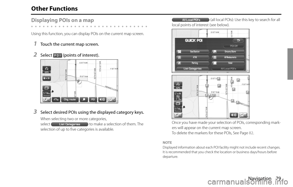 SUBARU IMPREZA 2009 3.G Navigation Manual 