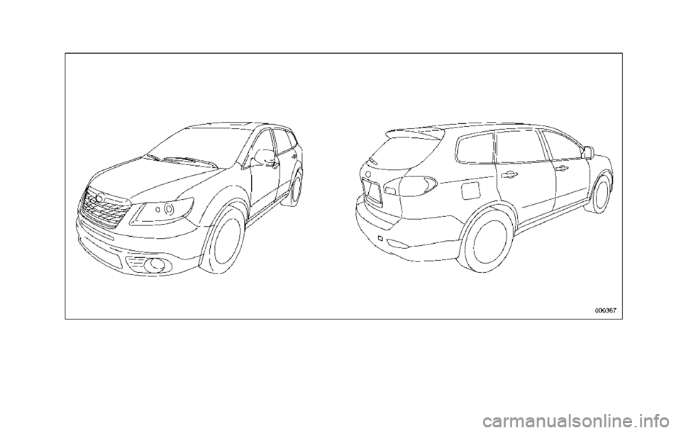 SUBARU TRIBECA 2014 1.G Owners Manual 