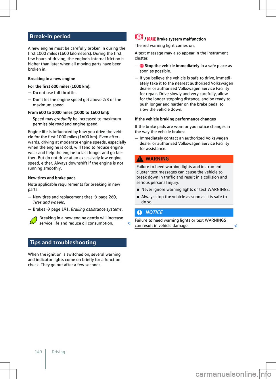 VOLKSWAGEN GOLF GTI 2020  Owners Manual 