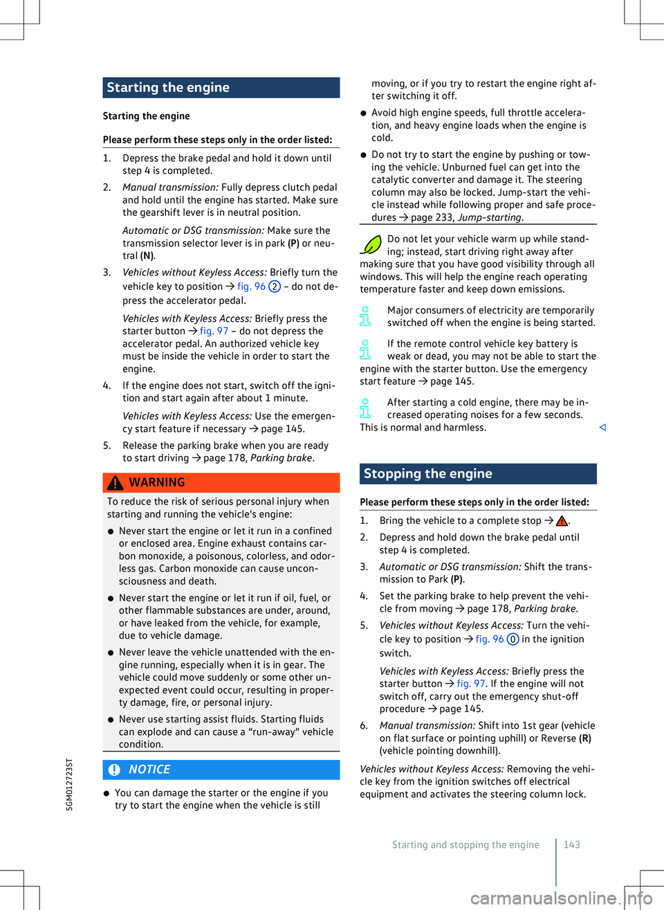 VOLKSWAGEN GOLF GTI 2020  Owners Manual 