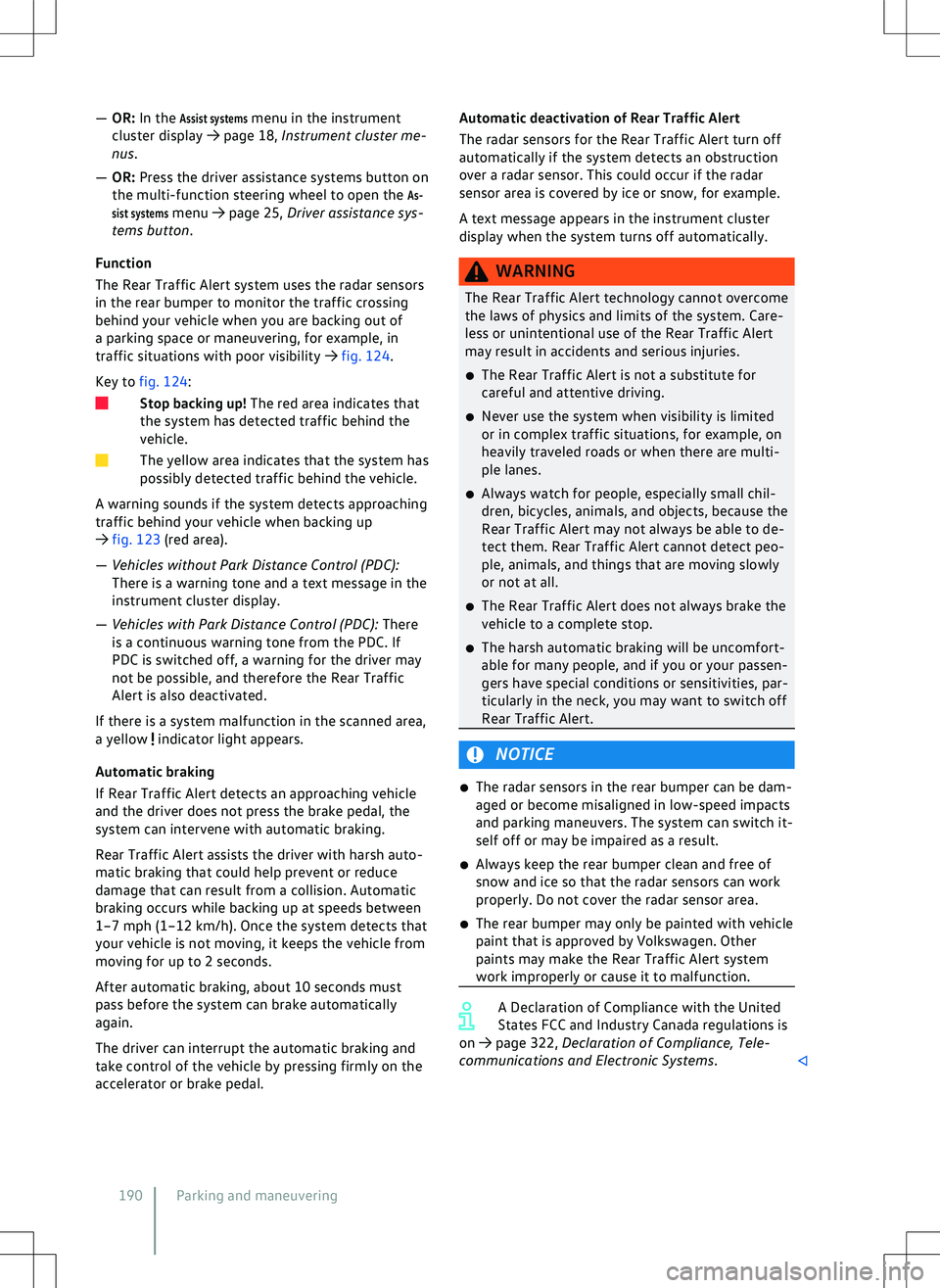 VOLKSWAGEN GOLF GTI 2020  Owners Manual 