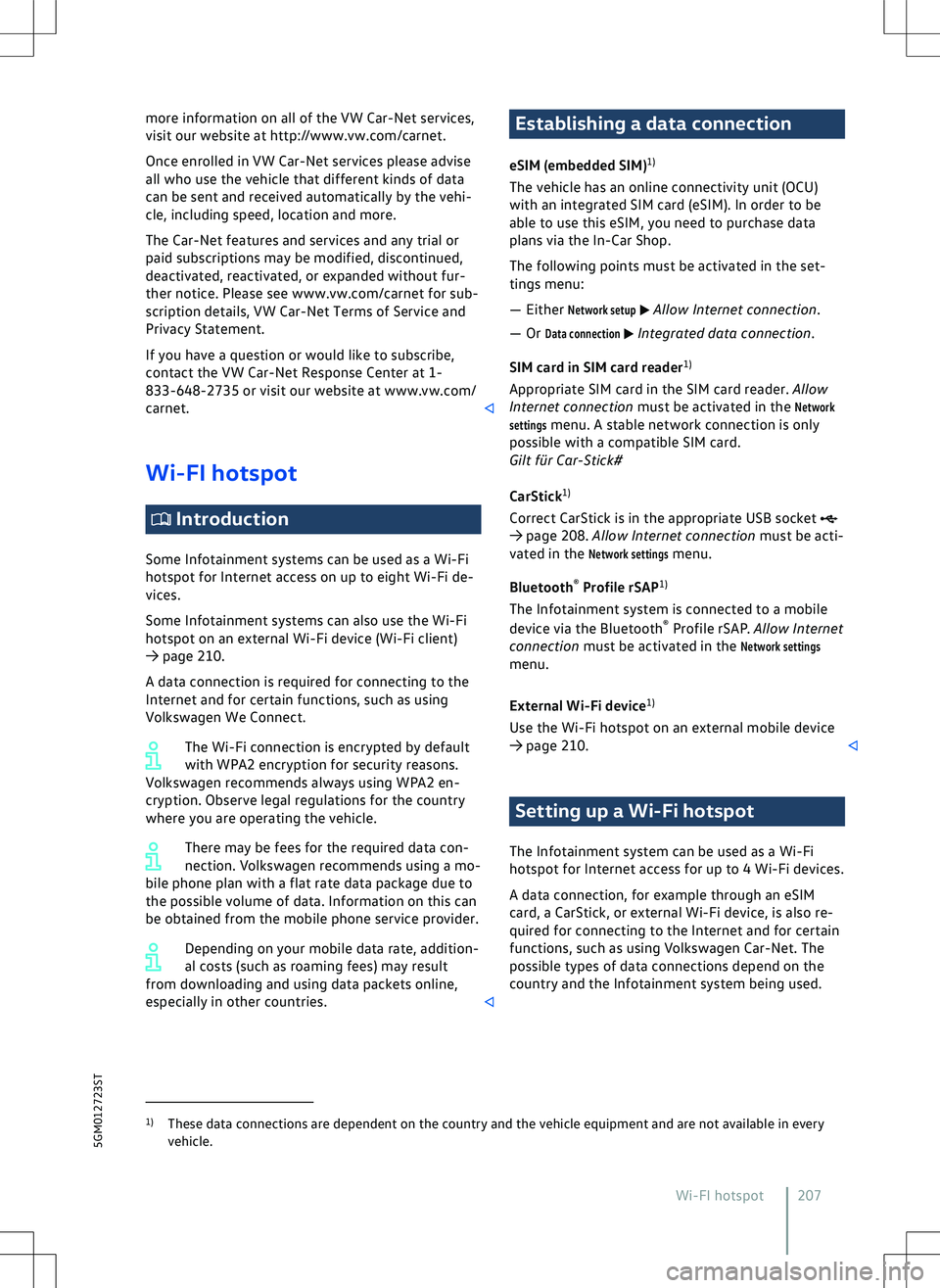VOLKSWAGEN GOLF GTI 2020  Owners Manual 