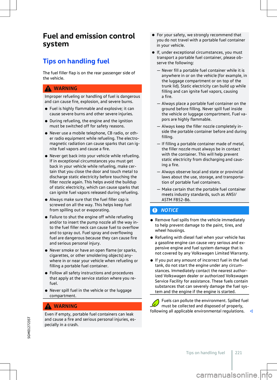 VOLKSWAGEN GOLF GTI 2020  Owners Manual 