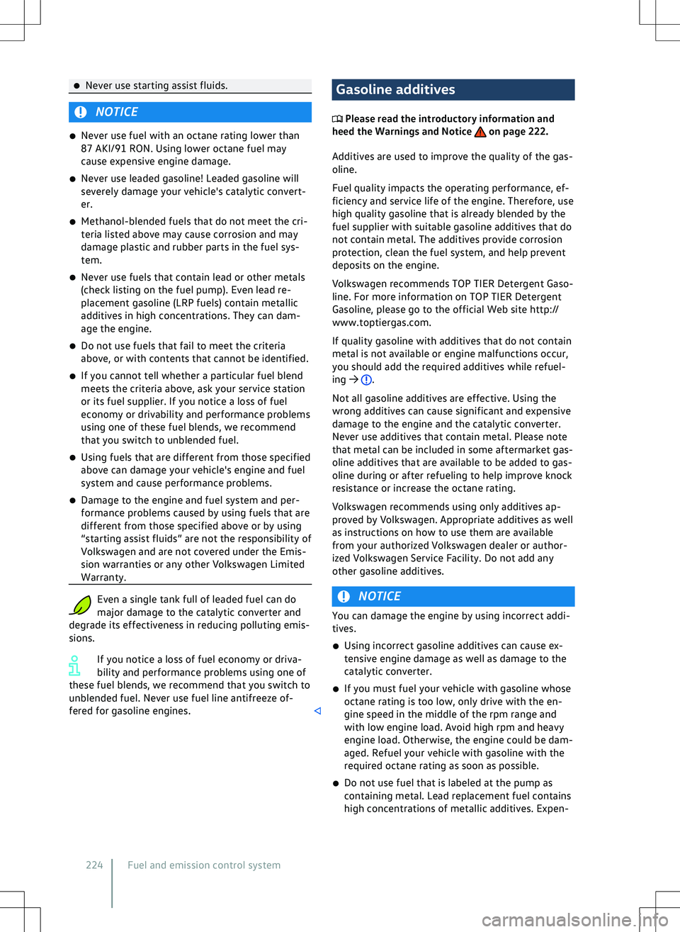 VOLKSWAGEN GOLF GTI 2020  Owners Manual 