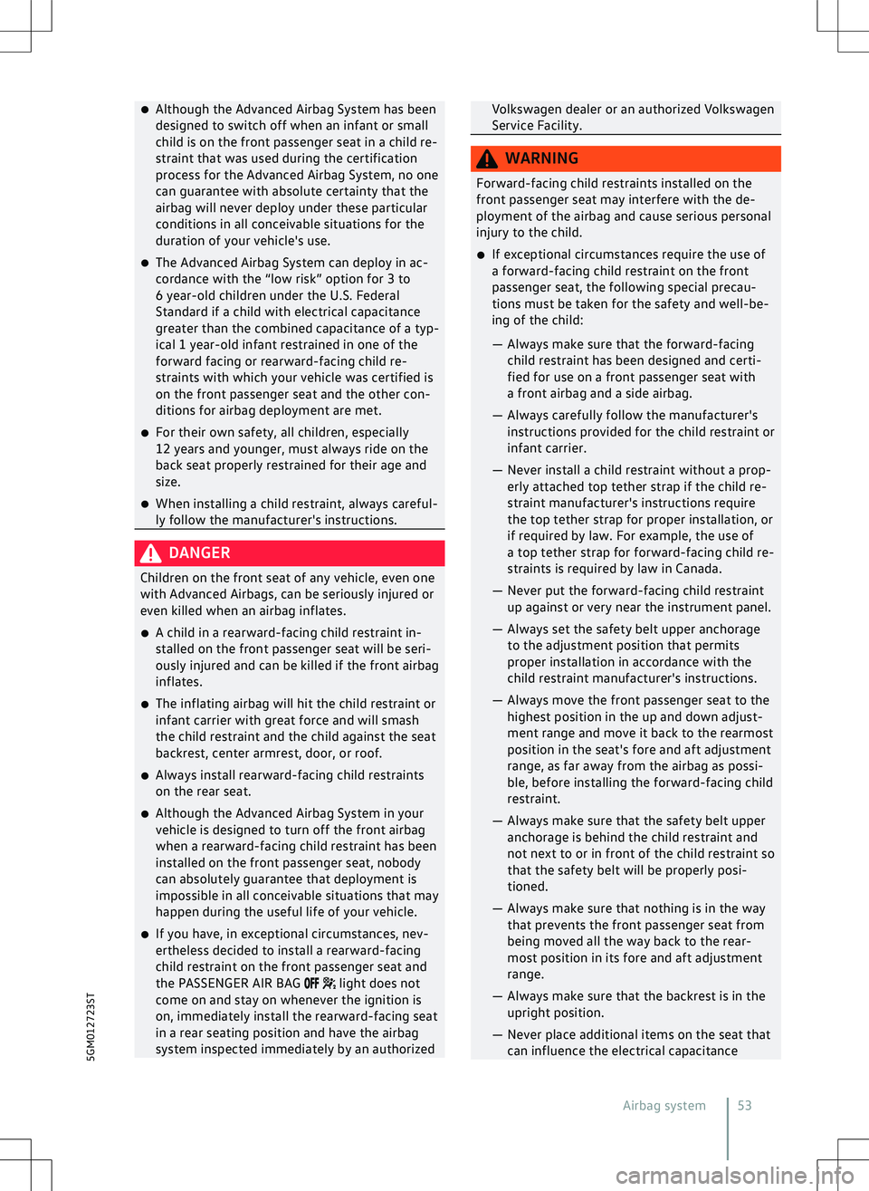 VOLKSWAGEN GOLF GTI 2020 Workshop Manual VOLKSWAGEN GOLF GTI 2020 Workshop Manual