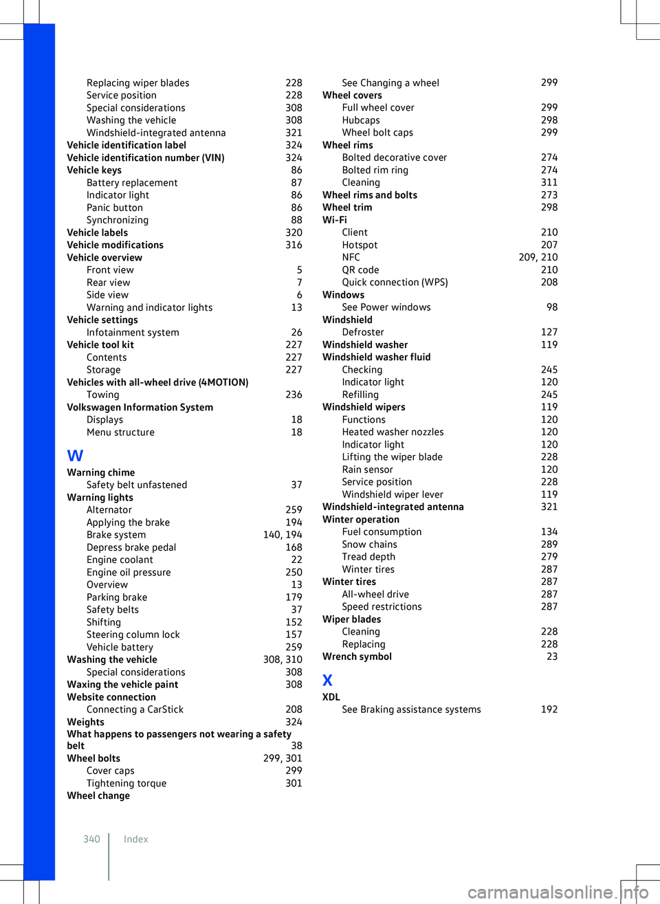 VOLKSWAGEN GOLF 8 GTI 2020  Owners Manual 