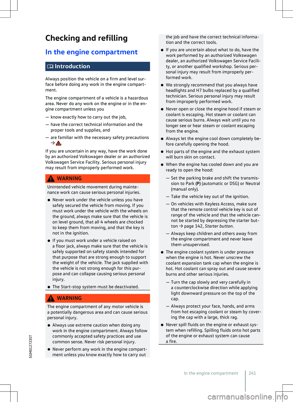 VOLKSWAGEN GOLF GTI 2022 Owners Manual VOLKSWAGEN GOLF GTI 2022 Owners Manual