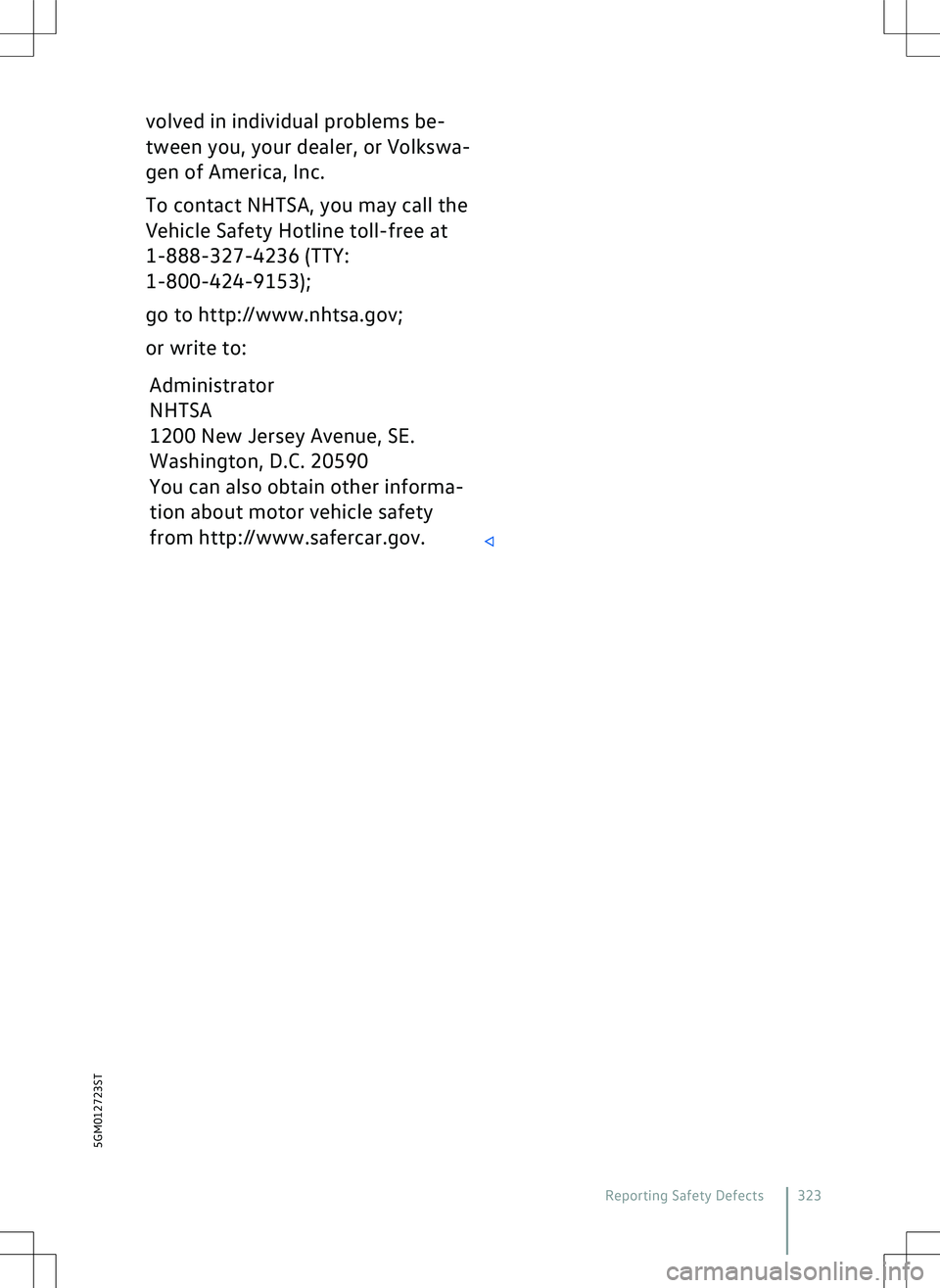 VOLKSWAGEN GOLF GTI 2022  Owners Manual 