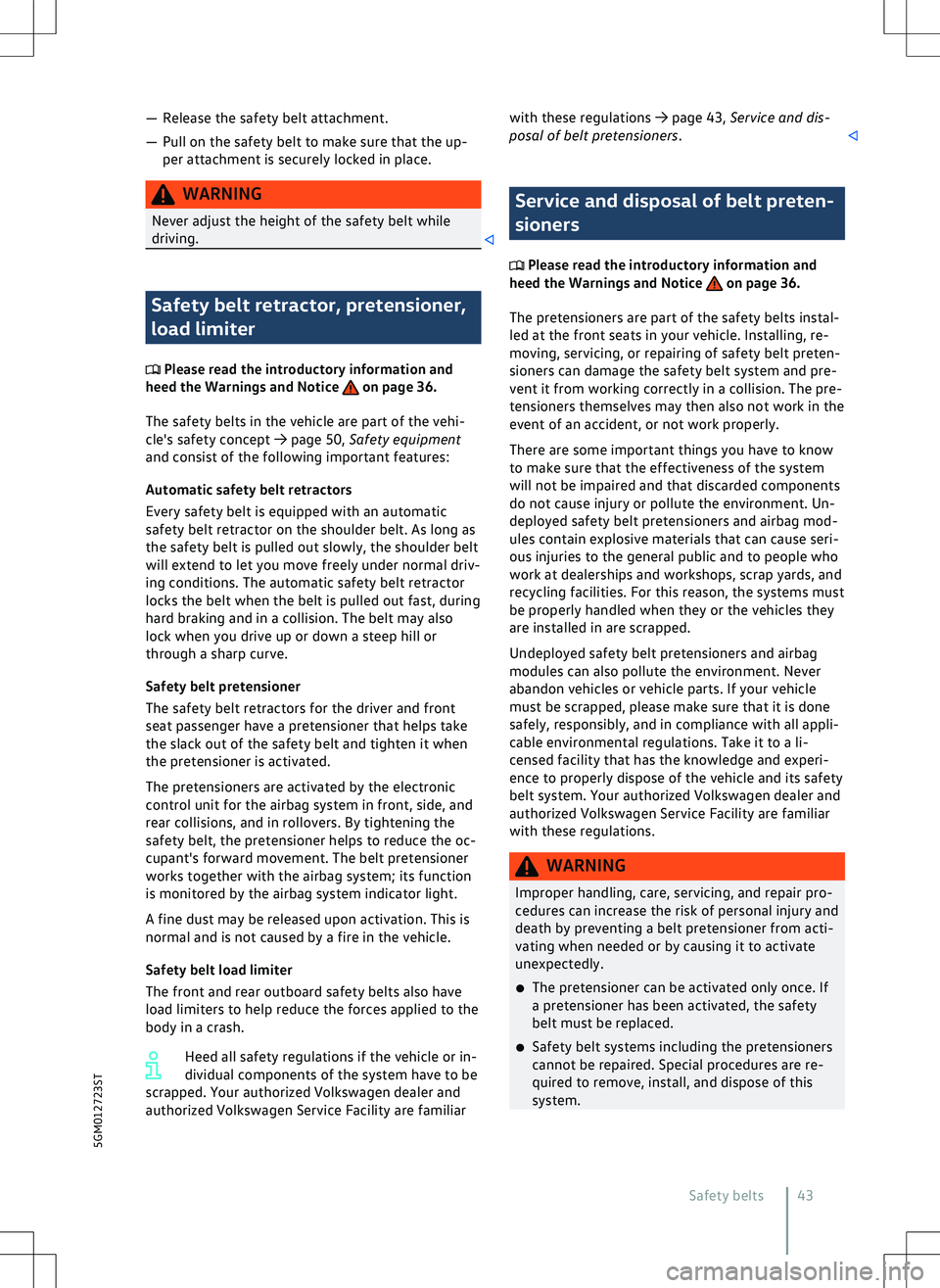 VOLKSWAGEN GOLF GTI 2022 Service Manual 