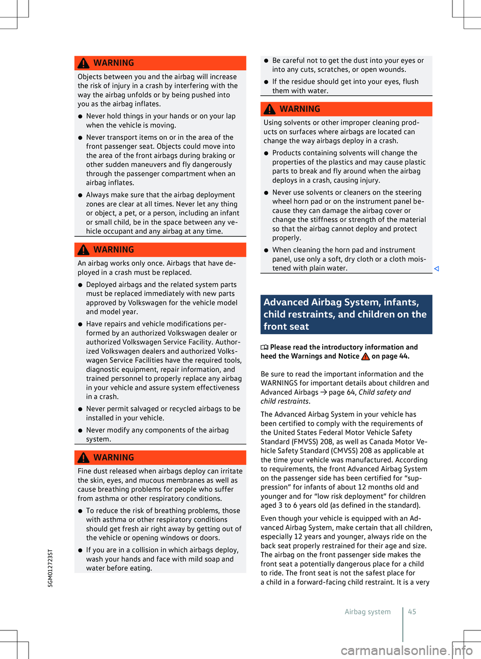 VOLKSWAGEN GOLF GTI 2022 Service Manual 
