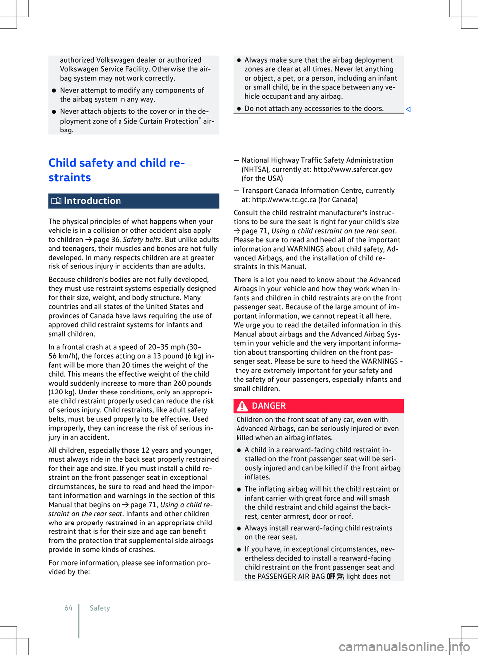 VOLKSWAGEN GOLF GTI 2022 Repair Manual 