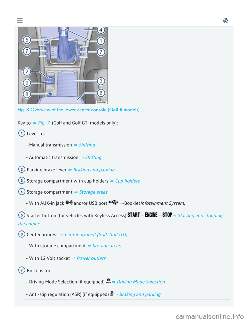 VOLKSWAGEN GOLF 7 2016 User Guide VOLKSWAGEN GOLF 7 2016 User Guide