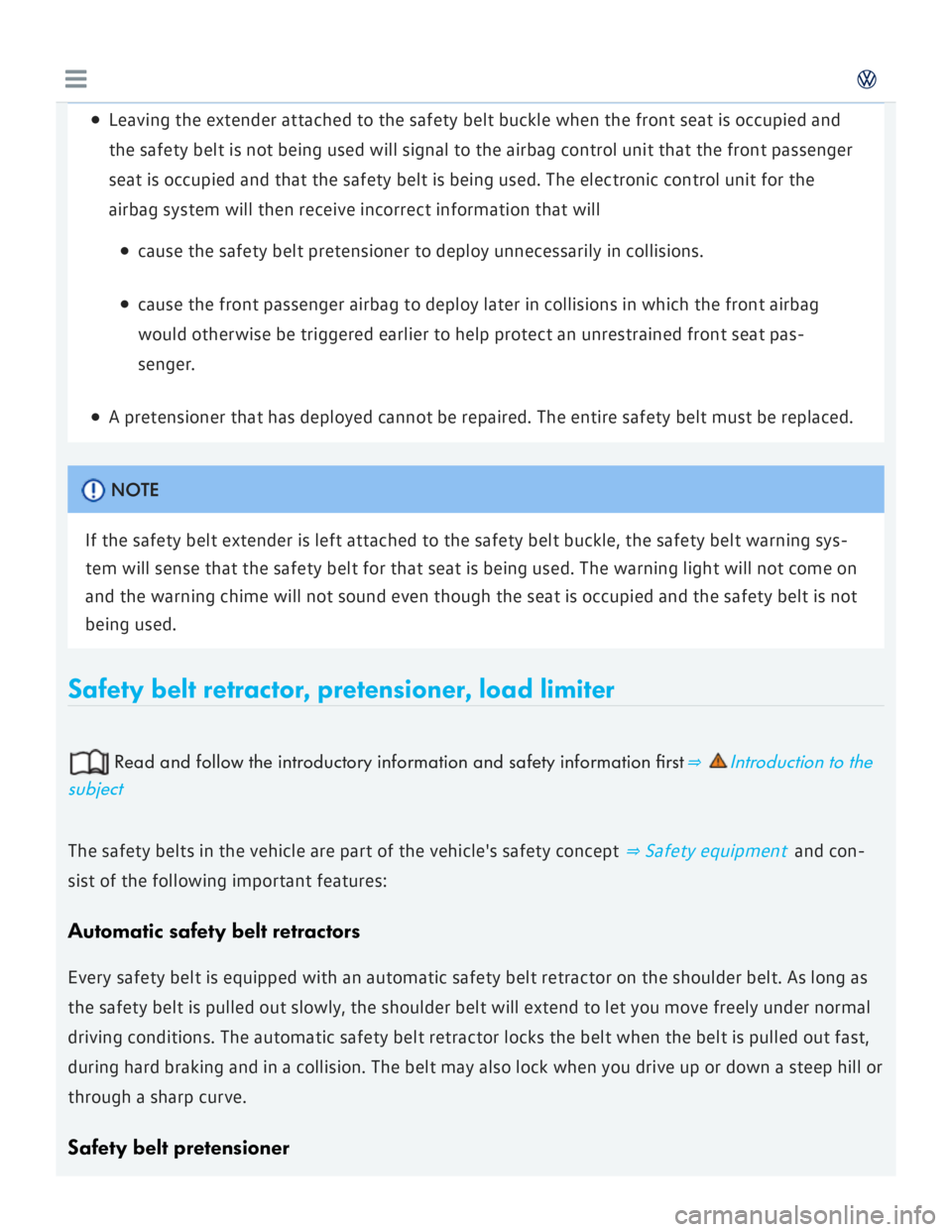 VOLKSWAGEN GOLF 7 2016  Owners Manual 
