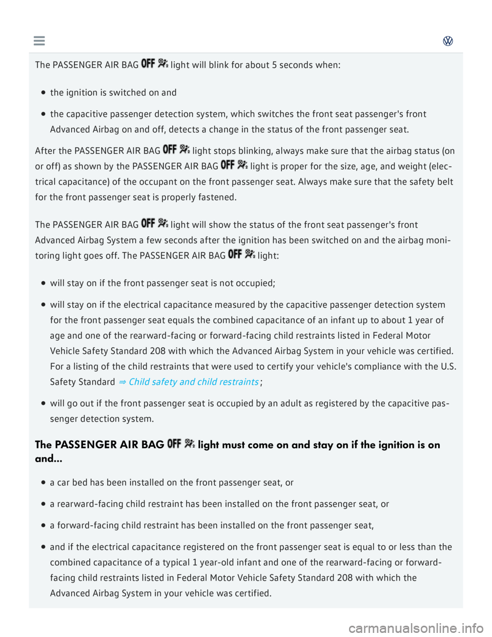 VOLKSWAGEN GOLF 7 2016  Owners Manual 
