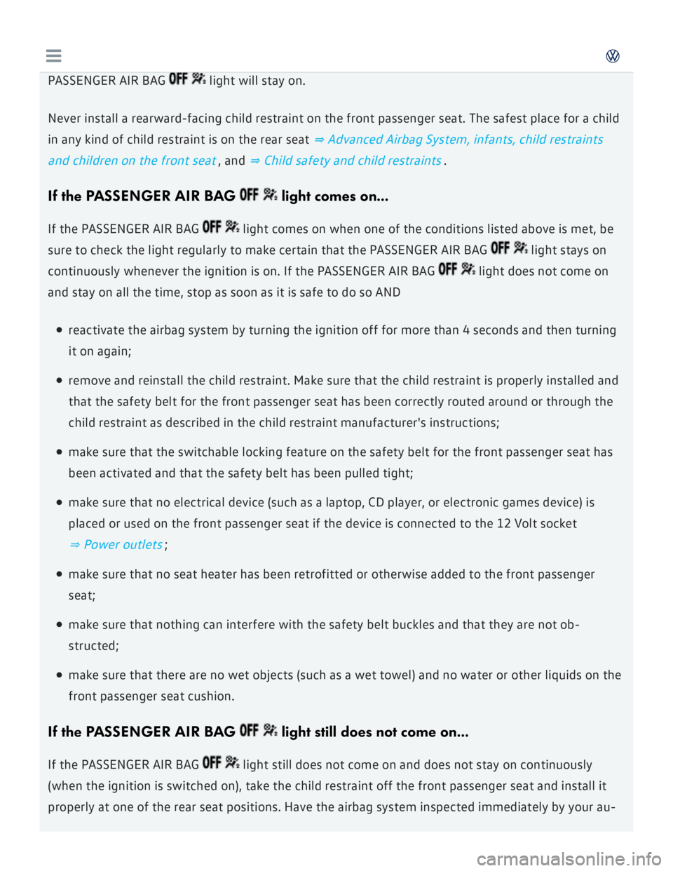 VOLKSWAGEN GOLF 7 2016  Owners Manual 