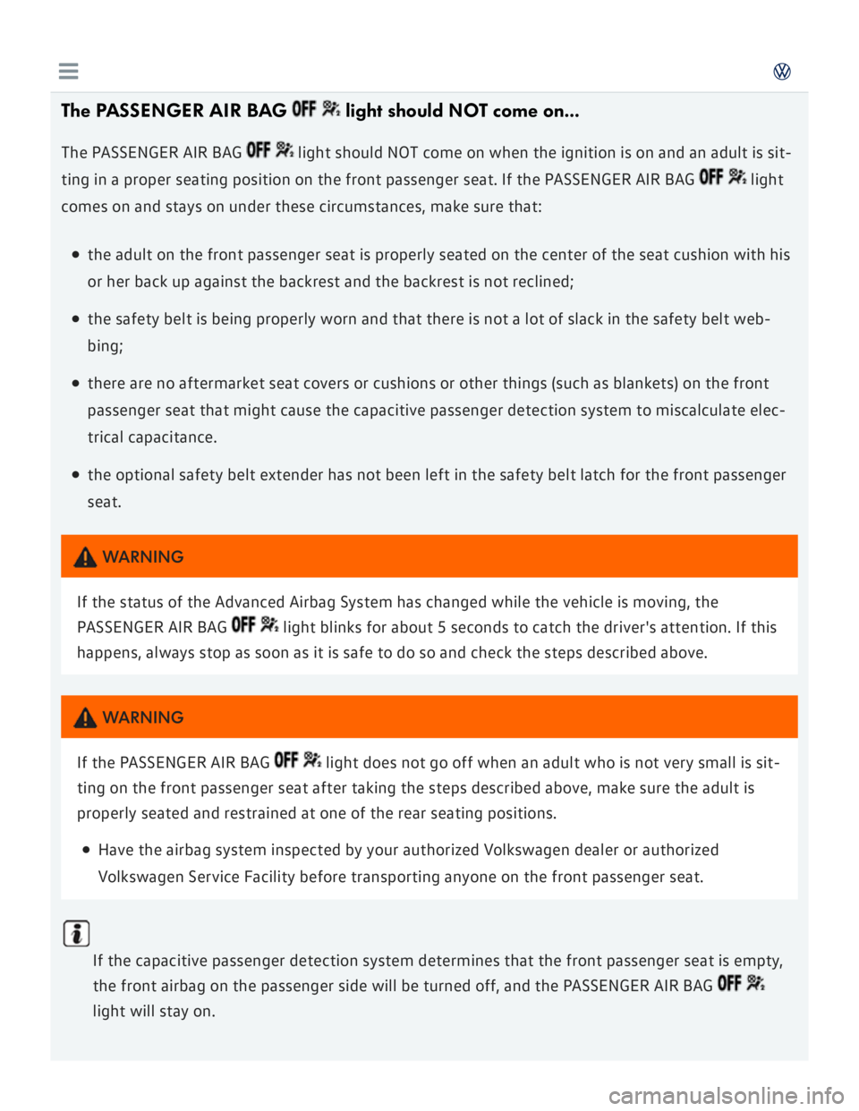 VOLKSWAGEN GOLF 7 2016  Owners Manual 