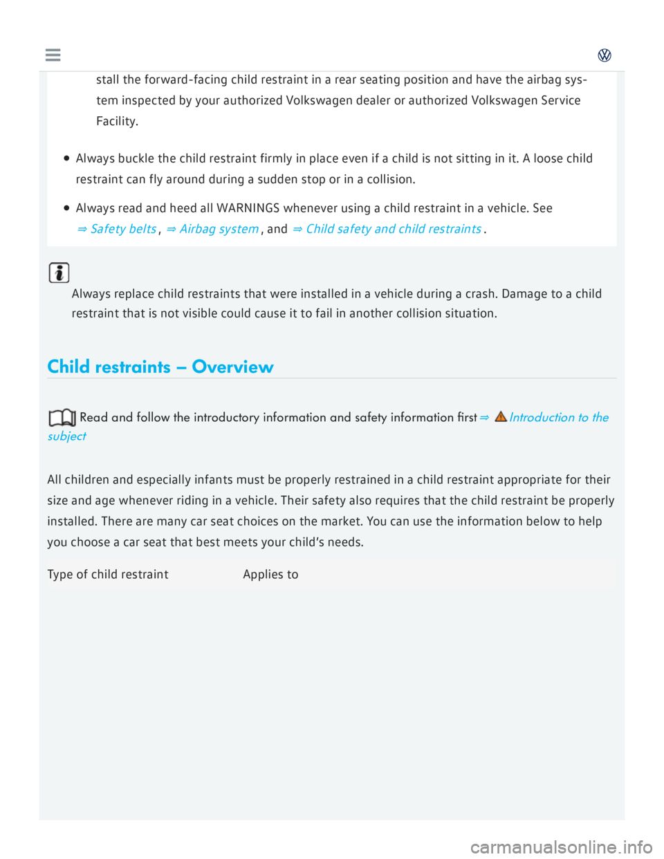 VOLKSWAGEN GOLF 7 2016  Owners Manual 