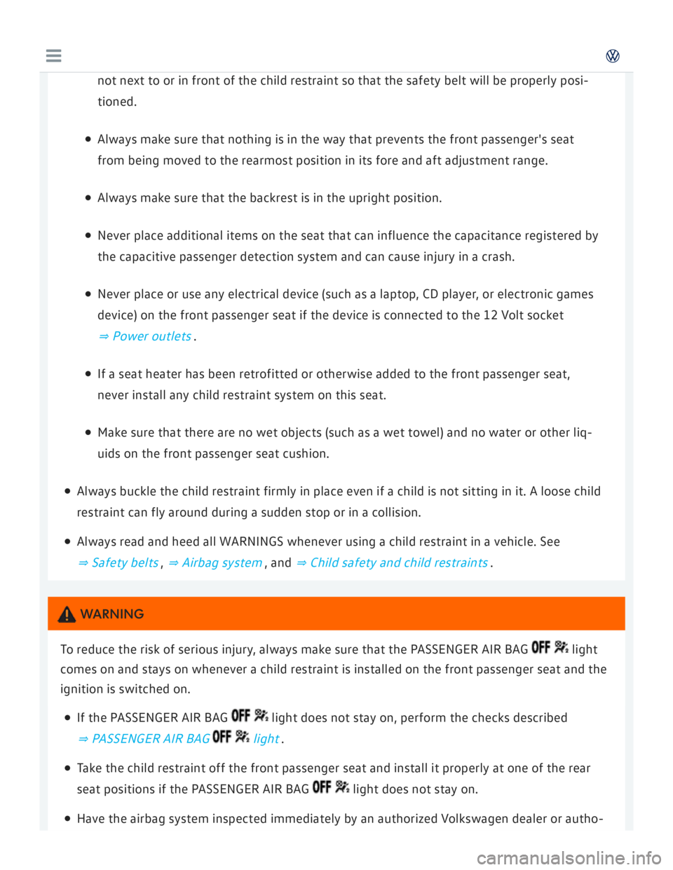 VOLKSWAGEN GOLF 7 2016  Owners Manual 