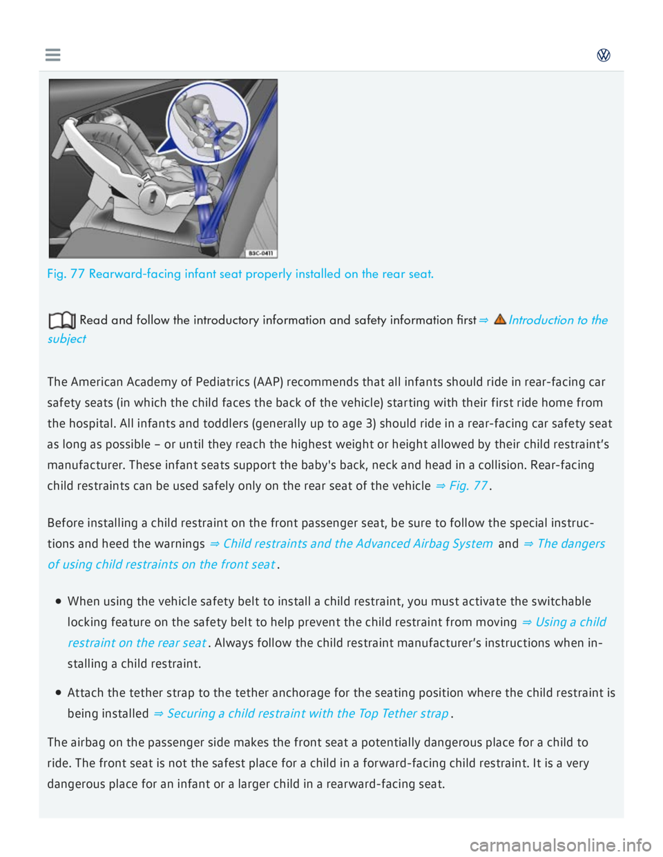 VOLKSWAGEN GOLF 7 2016  Owners Manual 