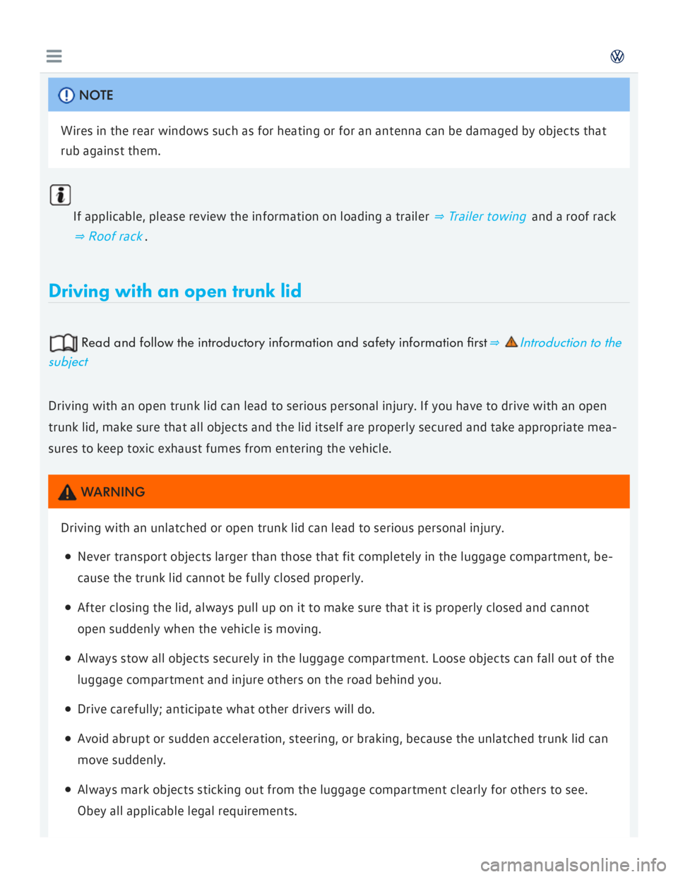 VOLKSWAGEN GOLF 7 2016  Owners Manual 