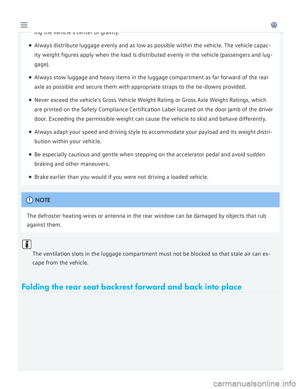 VOLKSWAGEN GOLF 7 2016  Owners Manual 