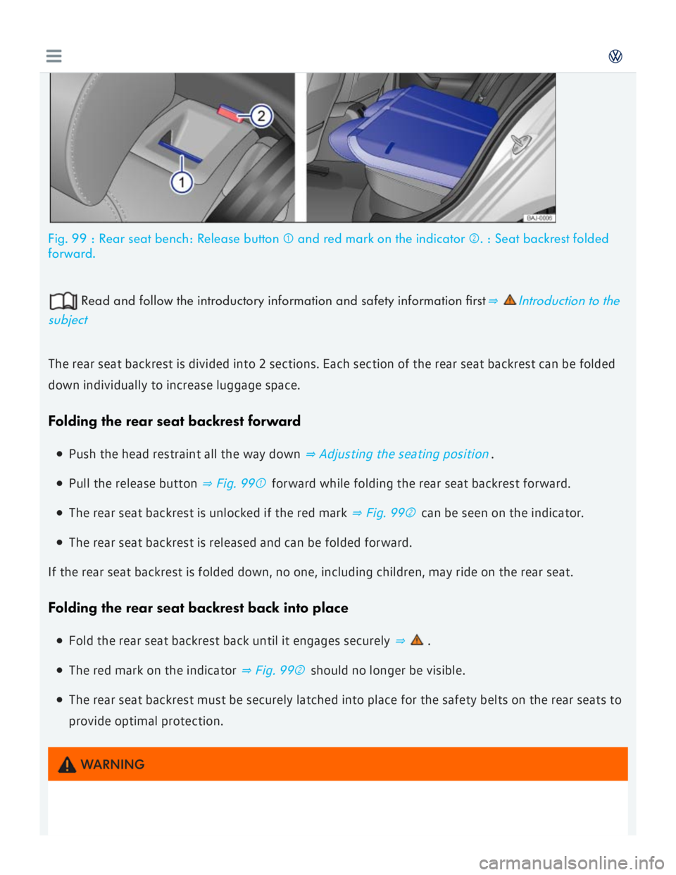 VOLKSWAGEN GOLF 7 2016  Owners Manual 