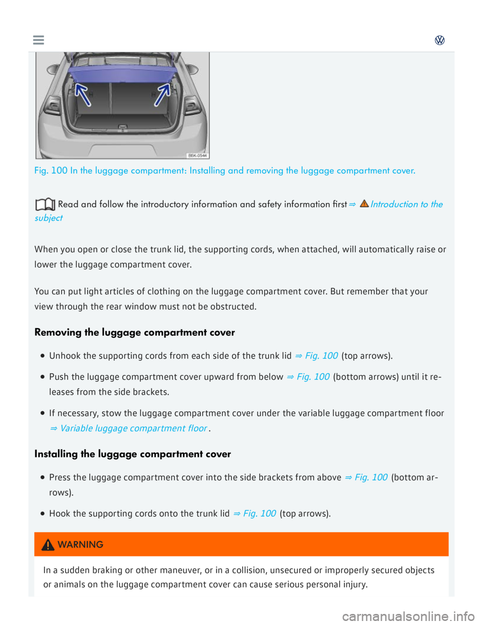 VOLKSWAGEN GOLF 7 2016  Owners Manual 