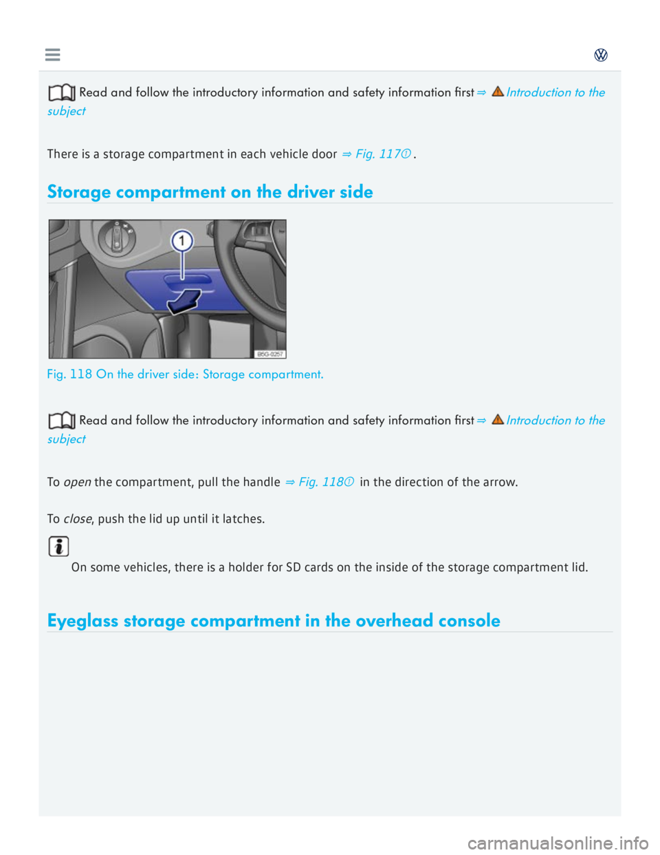 VOLKSWAGEN GOLF 7 2016  Owners Manual 