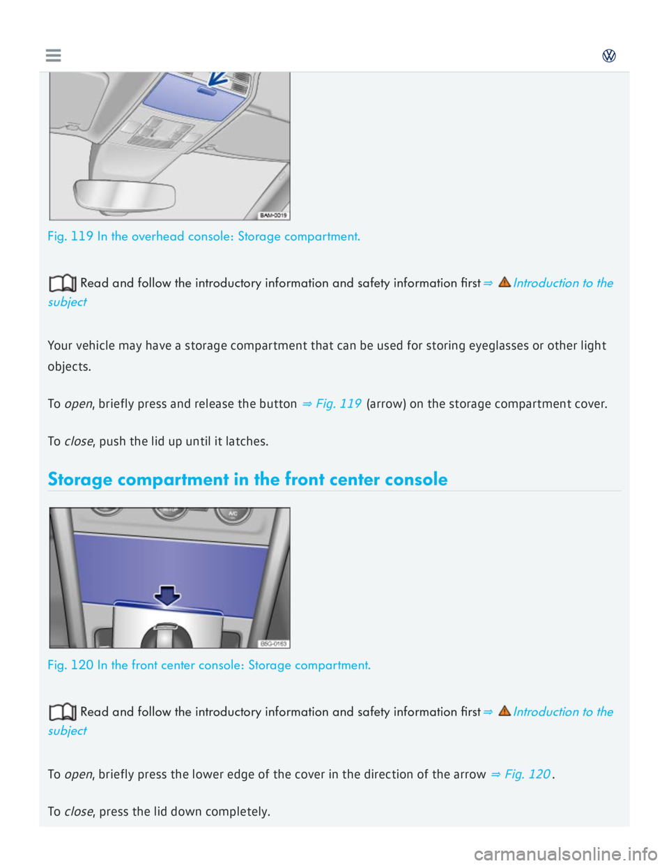 VOLKSWAGEN GOLF 7 2016  Owners Manual 