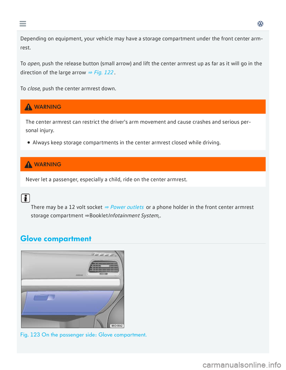 VOLKSWAGEN GOLF 7 2016  Owners Manual 