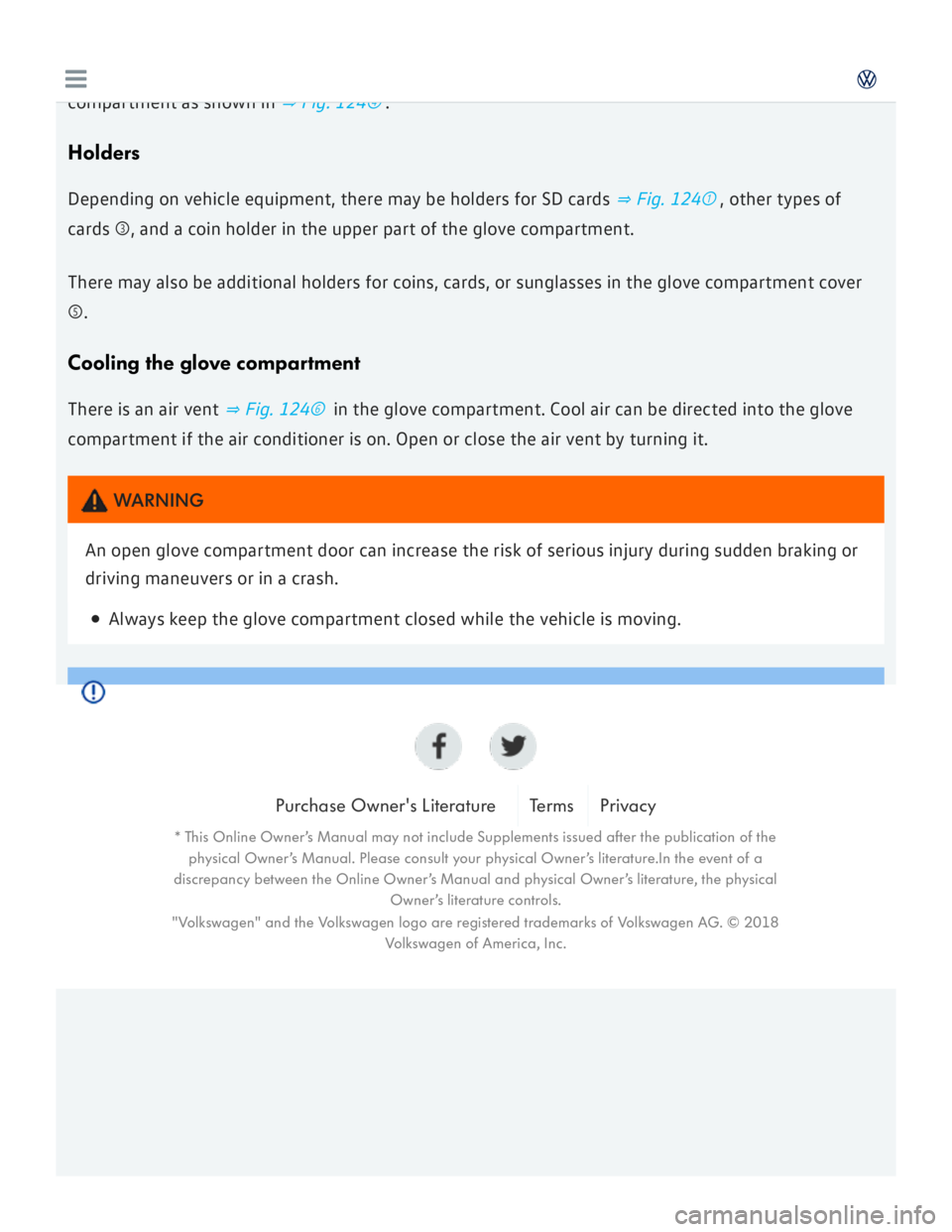 VOLKSWAGEN GOLF 7 2016  Owners Manual 