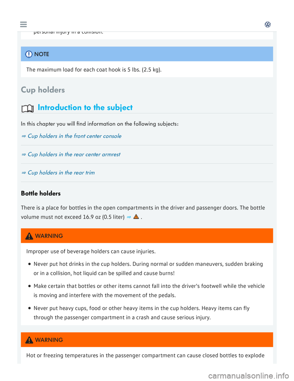 VOLKSWAGEN GOLF 7 2016  Owners Manual 