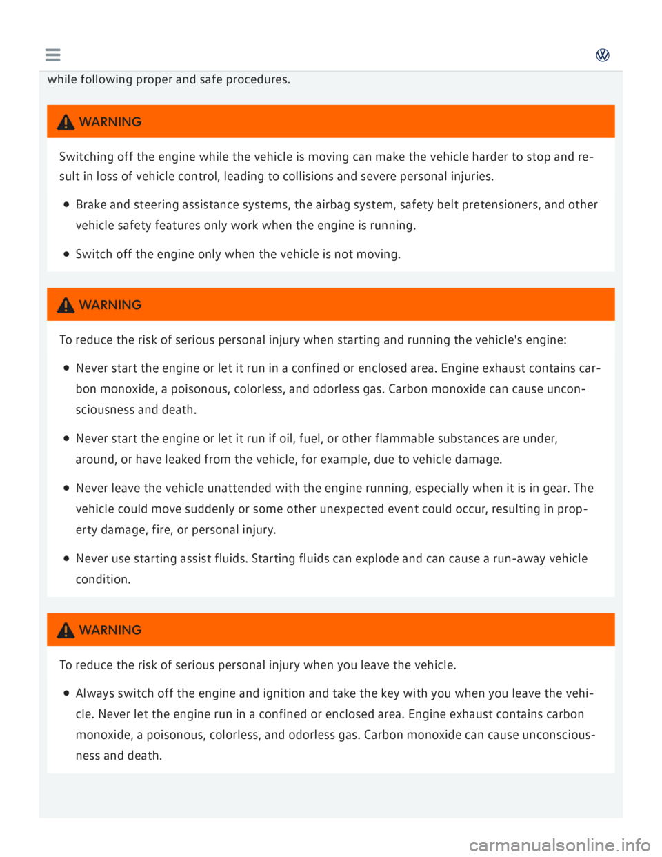 VOLKSWAGEN GOLF 7 2016  Owners Manual 