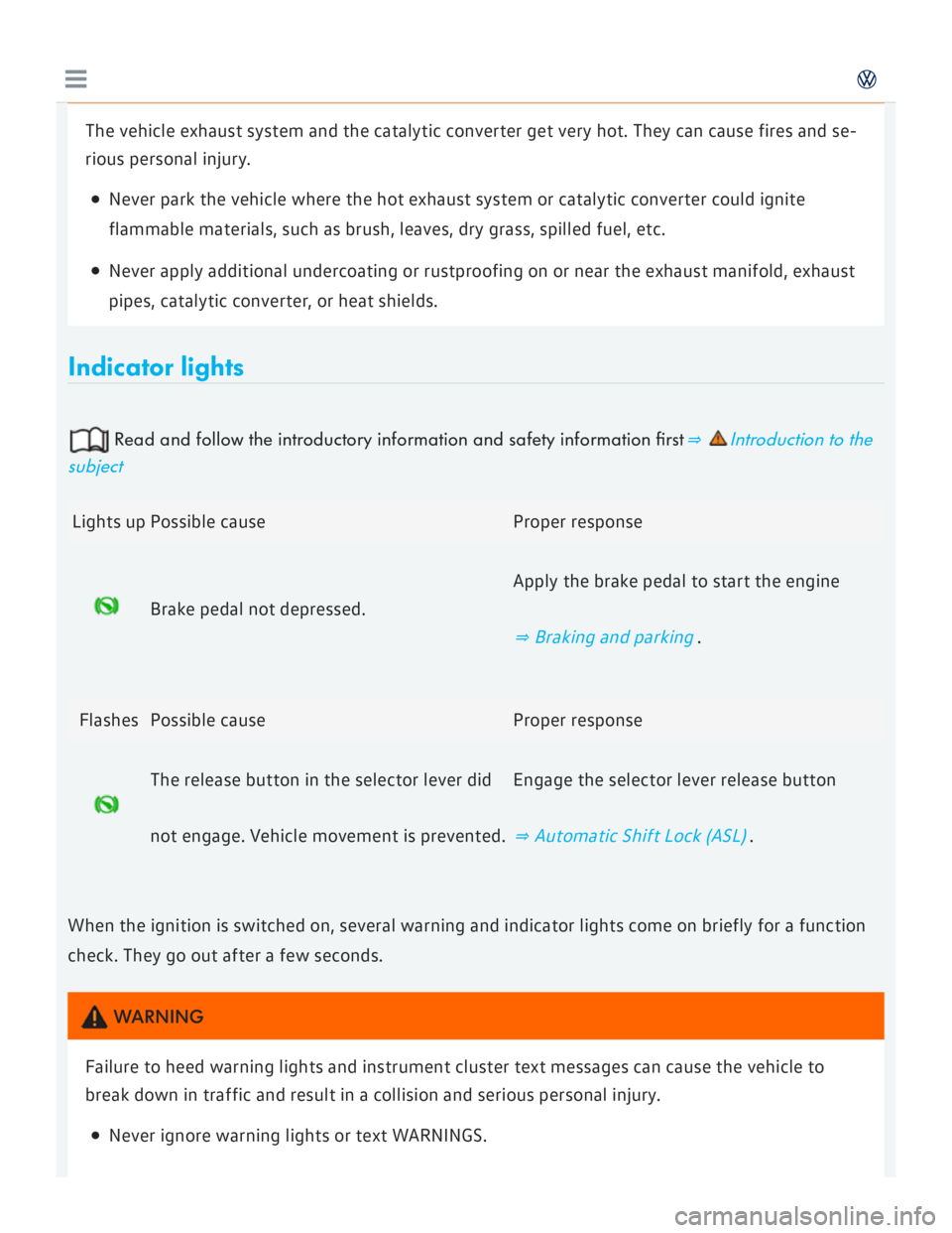 VOLKSWAGEN GOLF 7 2016  Owners Manual 