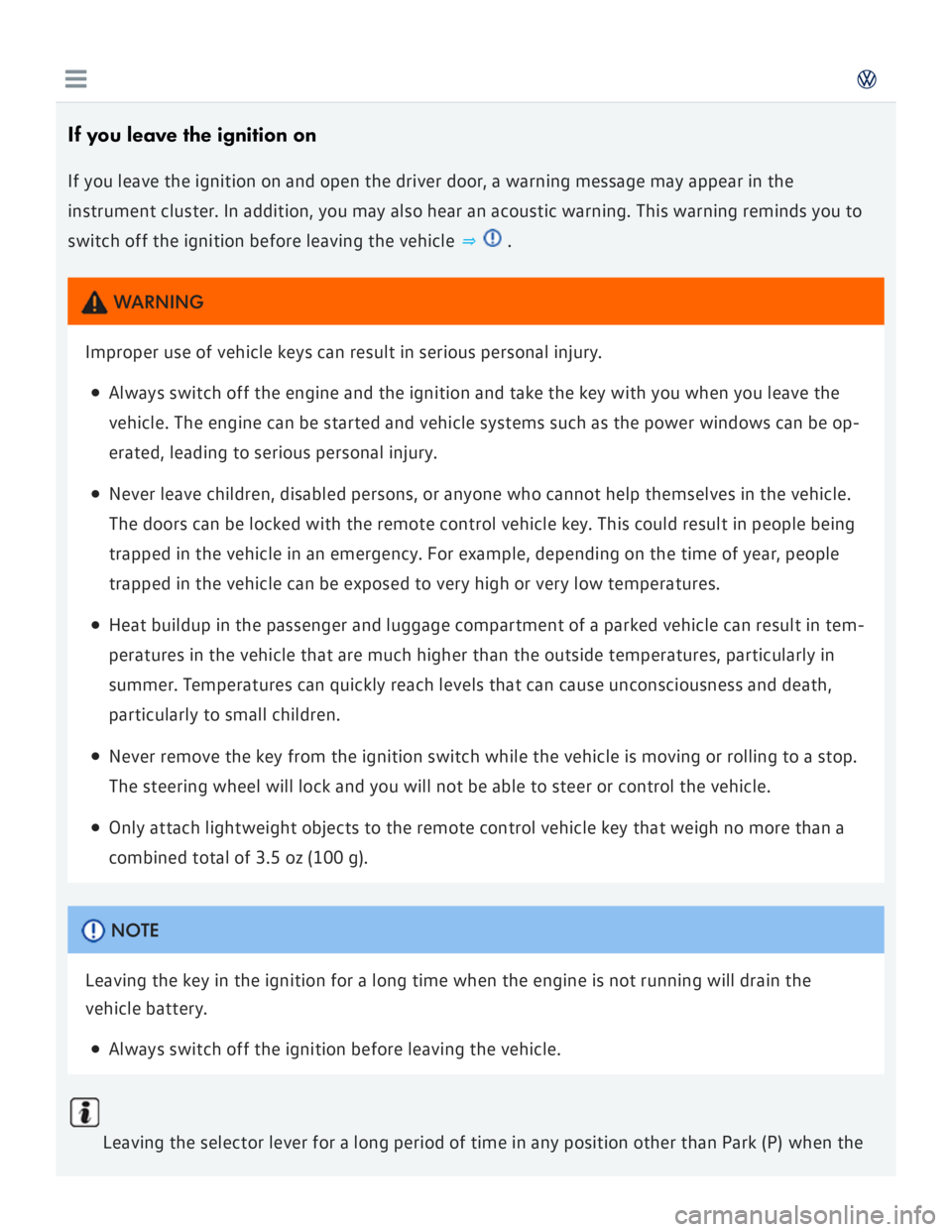 VOLKSWAGEN GOLF 7 2016  Owners Manual 