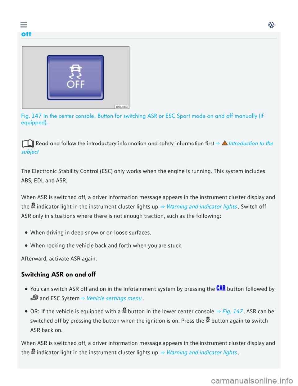 VOLKSWAGEN GOLF 7 2016  Owners Manual 