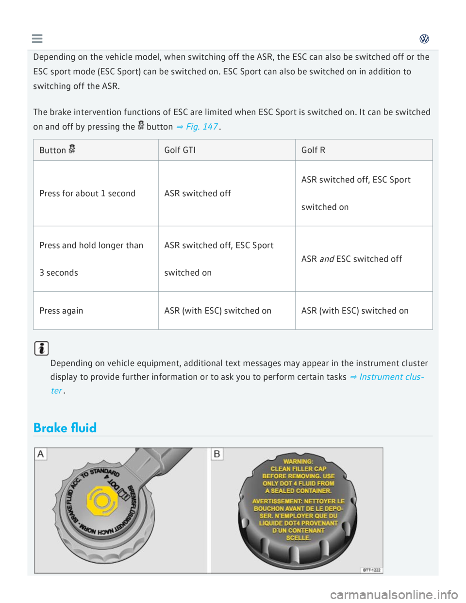 VOLKSWAGEN GOLF 7 2016  Owners Manual 