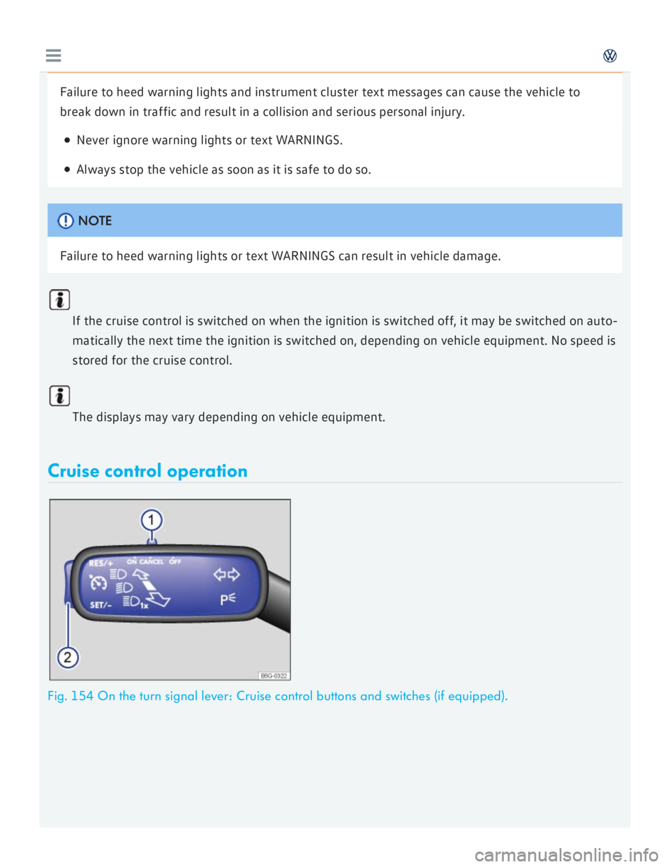 VOLKSWAGEN GOLF 7 2016  Owners Manual 