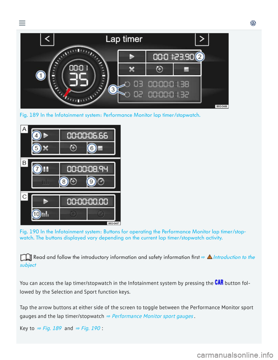 VOLKSWAGEN GOLF 7 2016  Owners Manual 