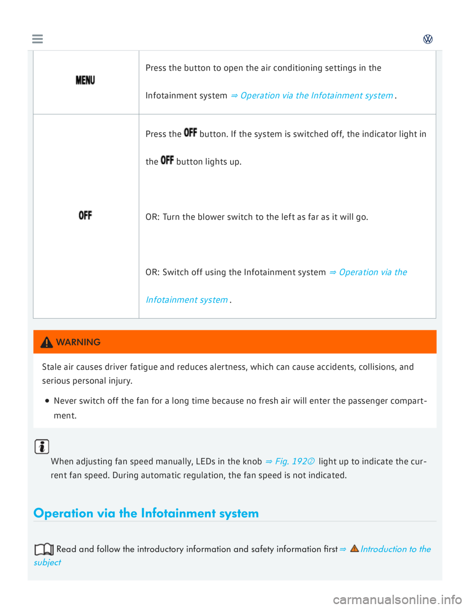 VOLKSWAGEN GOLF 7 2016  Owners Manual 
