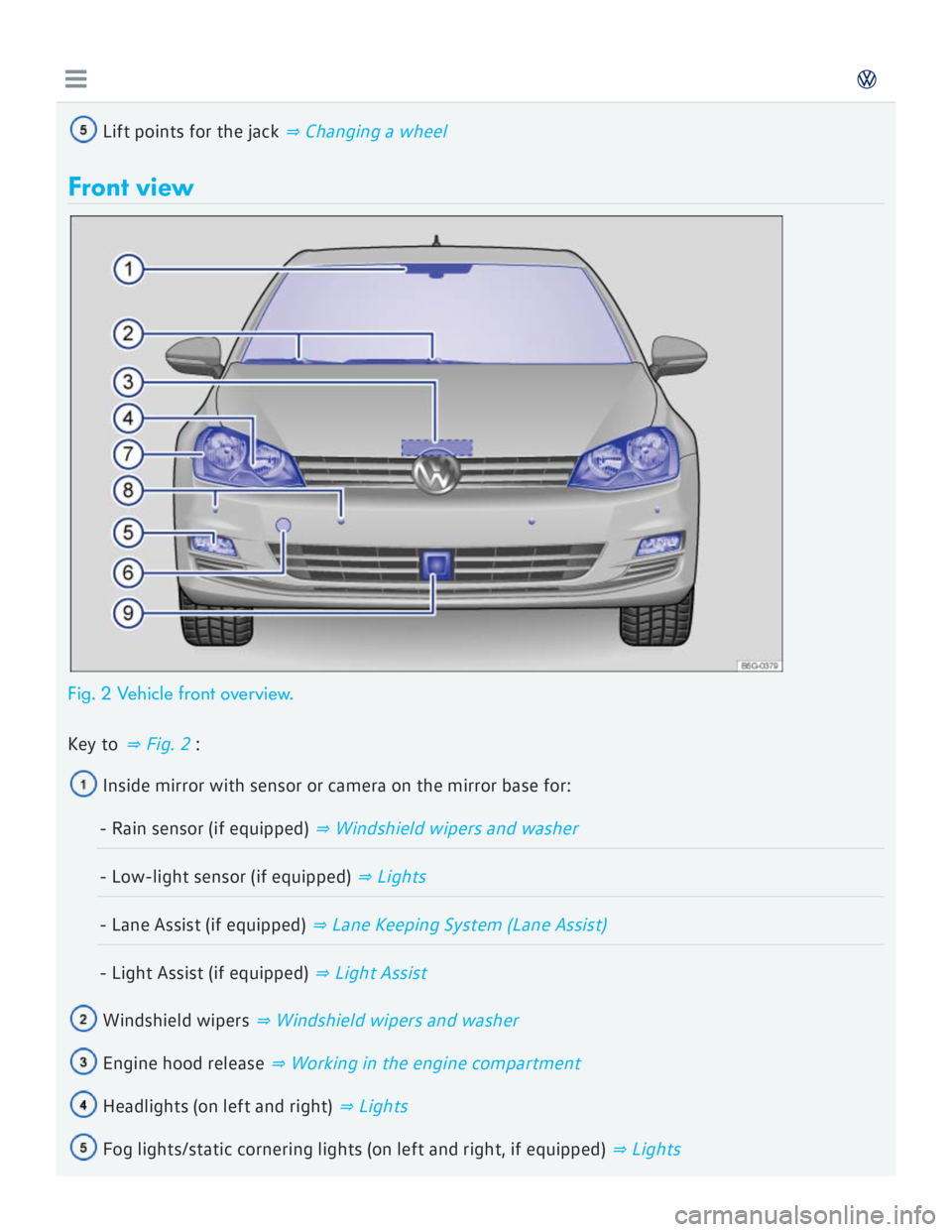 VOLKSWAGEN GOLF 7 2016  Owners Manual 