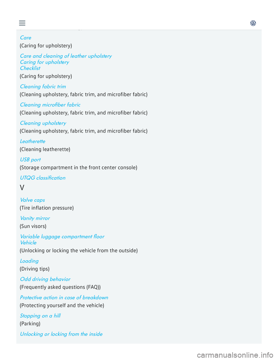 VOLKSWAGEN GOLF 7 2016  Owners Manual 