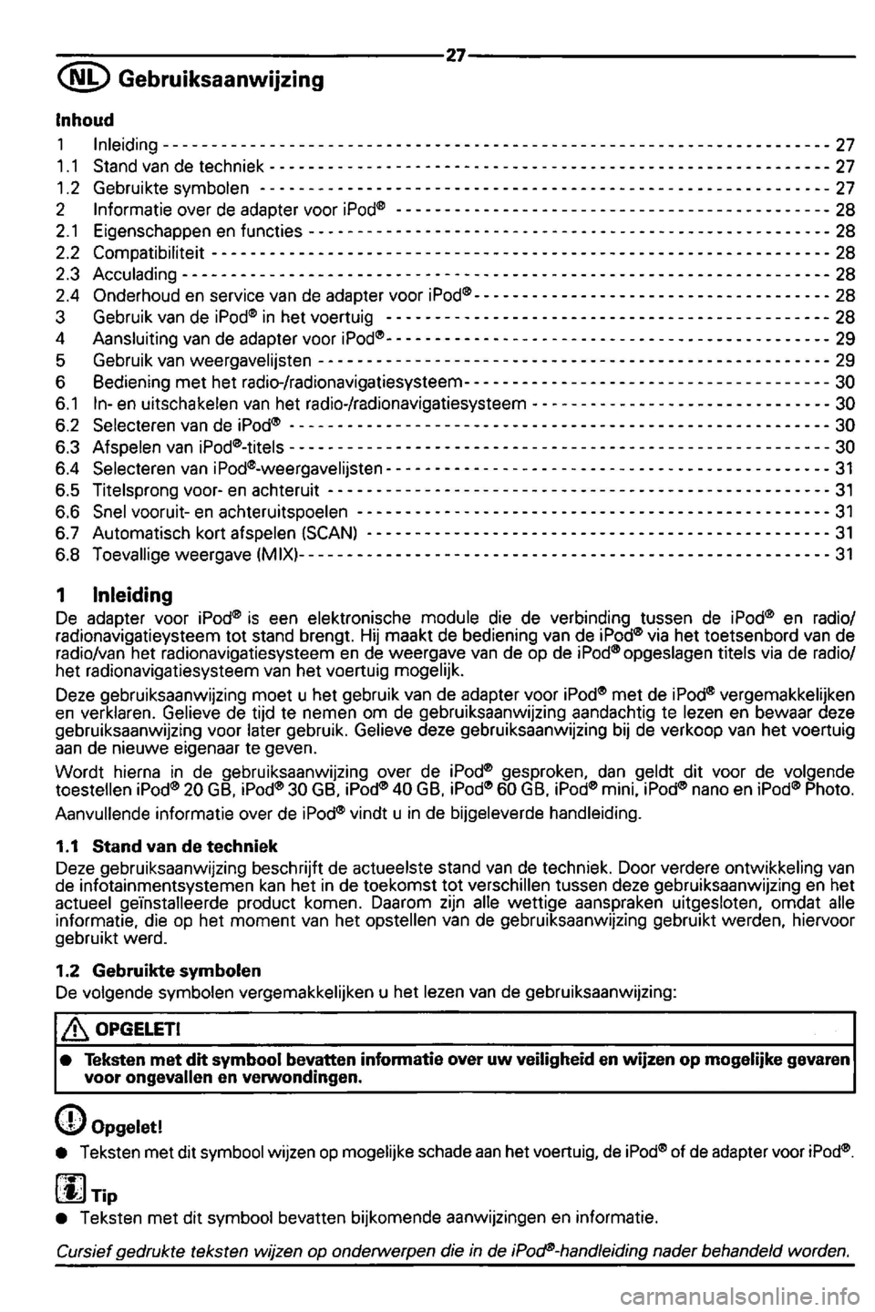VOLKSWAGEN GOLF MK5 2006  Owners Manual 