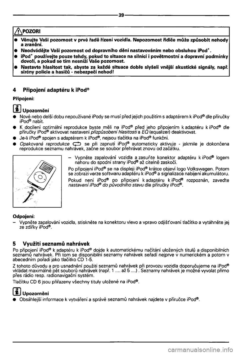 VOLKSWAGEN GOLF MK5 2006  Owners Manual 