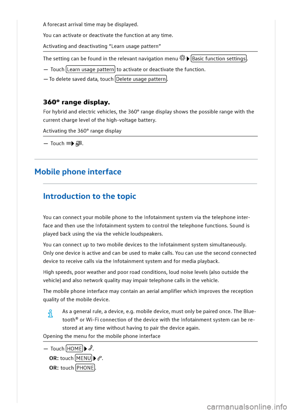 VOLKSWAGEN GOLF 8 GTE 2020 Owners Manual forecastarraemaybedpyed
oucanactateordeactatethefunctnatanyte
ctatganddeactatg"Learnusagepattern"
ThesettgcanbefoundtherevantnavatnmenuBasicfunctionsettings
ouchLearnusagepatternoactateordeactatethefu VOLKSWAGEN GOLF 8 GTE 2020 Owners Manual forecastarraemaybedpyed
oucanactateordeactatethefunctnatanyte
ctatganddeactatg"Learnusagepattern"
ThesettgcanbefoundtherevantnavatnmenuBasicfunctionsettings
ouchLearnusagepatternoactateordeactatethefu