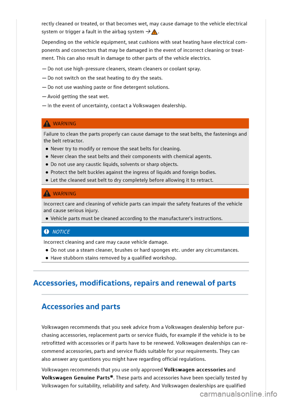 VOLKSWAGEN GOLF 8 GTE 2020 Owners Manual ectcanedortreatedrthatbecomeswetaycausedamagetothevehectra
ystemortrgerafautheabagsystem->/V
Dependgonthevehequmenteatcushnswhseatheatghaveectraom
ponentsandconnectorsthatmaybedamagedtheeventofcorrect VOLKSWAGEN GOLF 8 GTE 2020 Owners Manual ectcanedortreatedrthatbecomeswetaycausedamagetothevehectra
ystemortrgerafautheabagsystem->/V
Dependgonthevehequmenteatcushnswhseatheatghaveectraom
ponentsandconnectorsthatmaybedamagedtheeventofcorrect