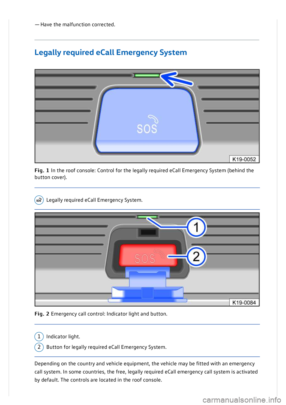 VOLKSWAGEN GOLF MK8 2020  Owners Manual 
