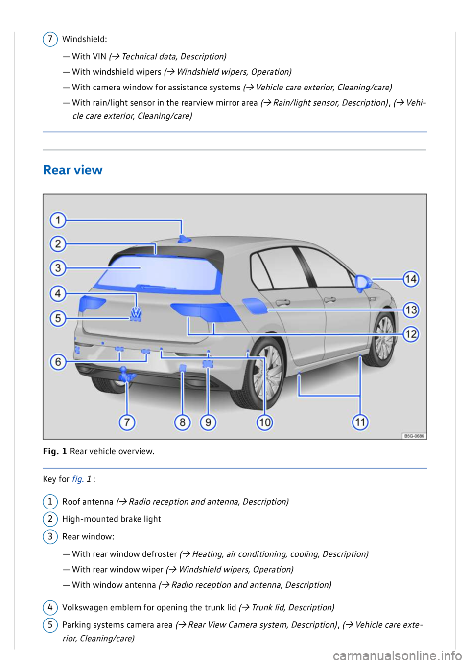 VOLKSWAGEN GOLF MK8 2020  Owners Manual 