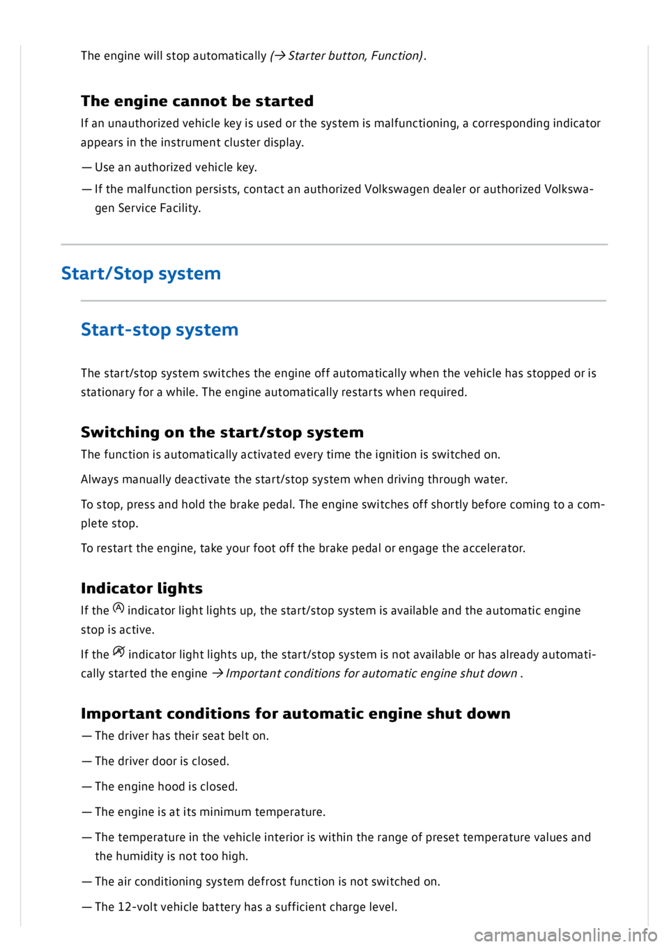 VOLKSWAGEN GOLF MK8 2020 Owners Manual VOLKSWAGEN GOLF MK8 2020 Owners Manual