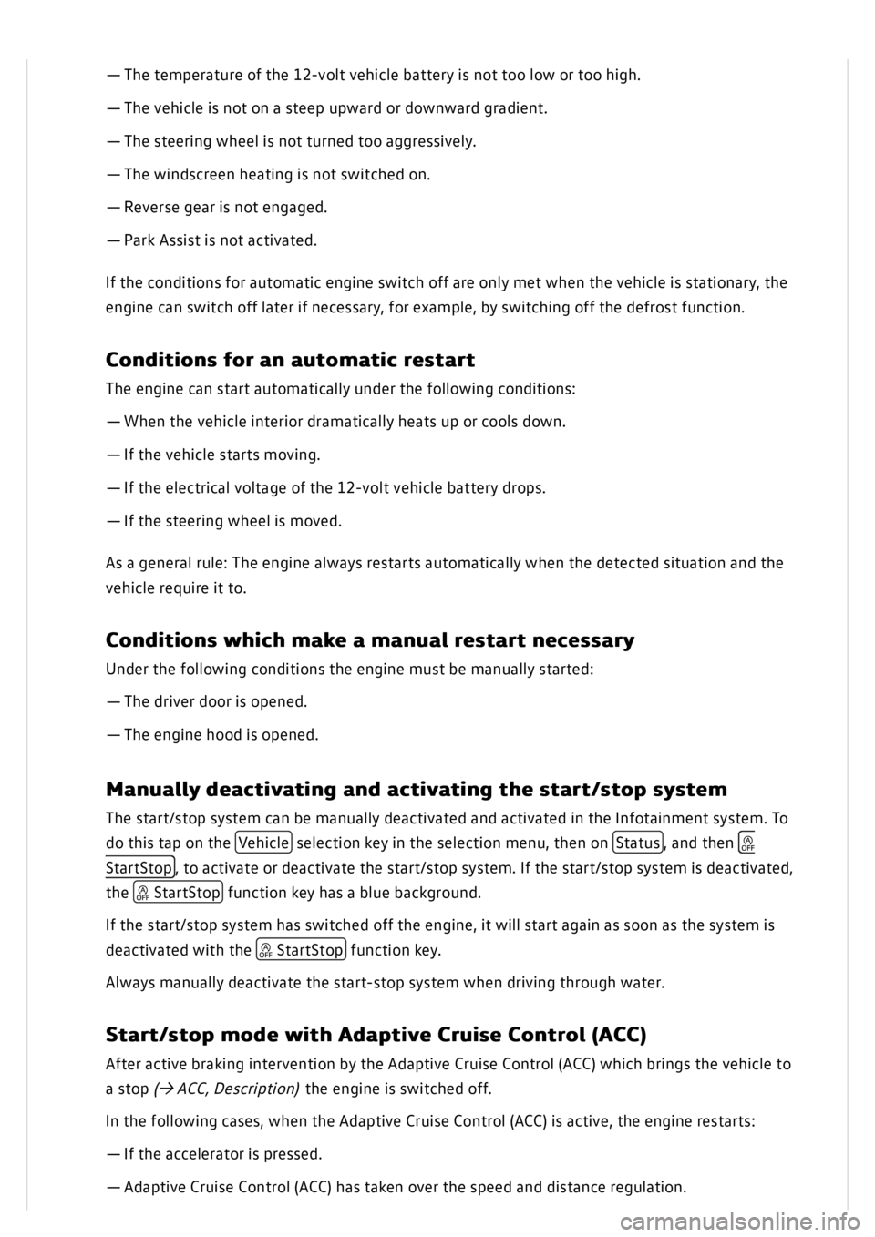 VOLKSWAGEN GOLF MK8 2020 Owners Manual VOLKSWAGEN GOLF MK8 2020 Owners Manual